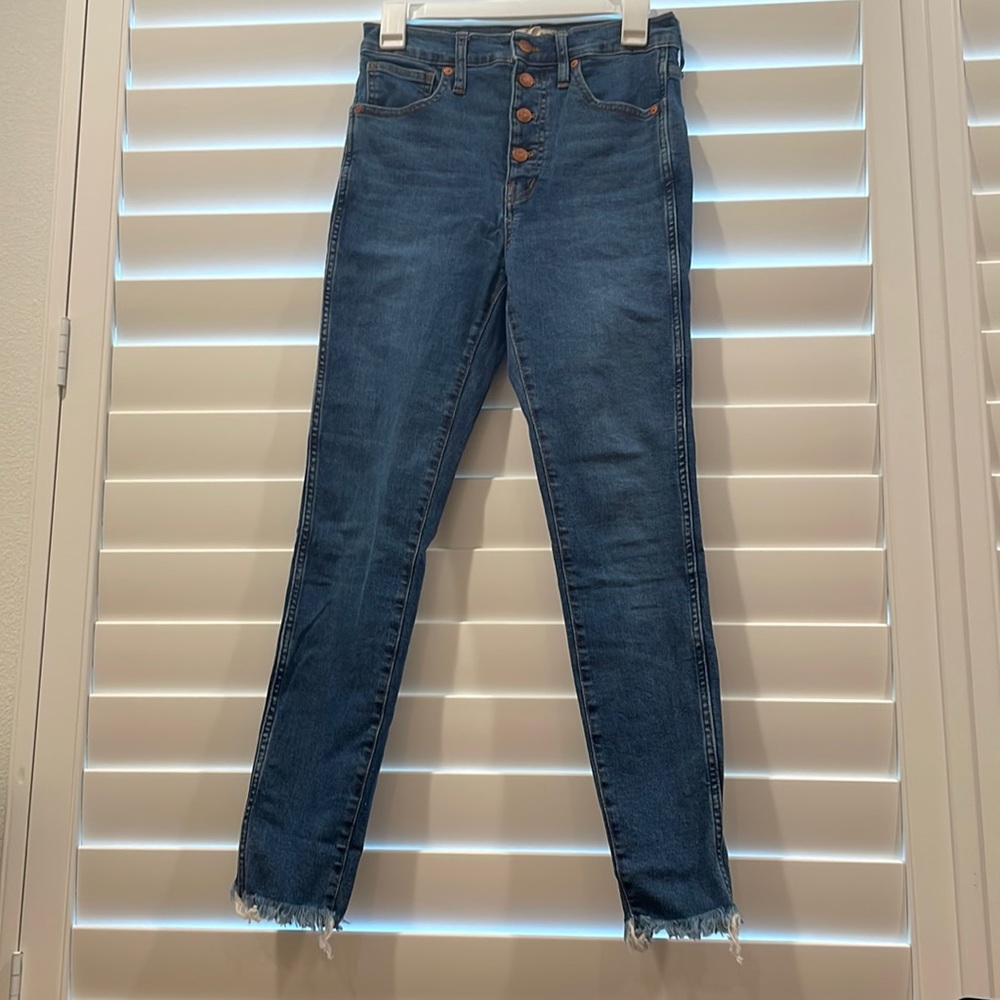Madewell Blue Denim Skinny Jeans